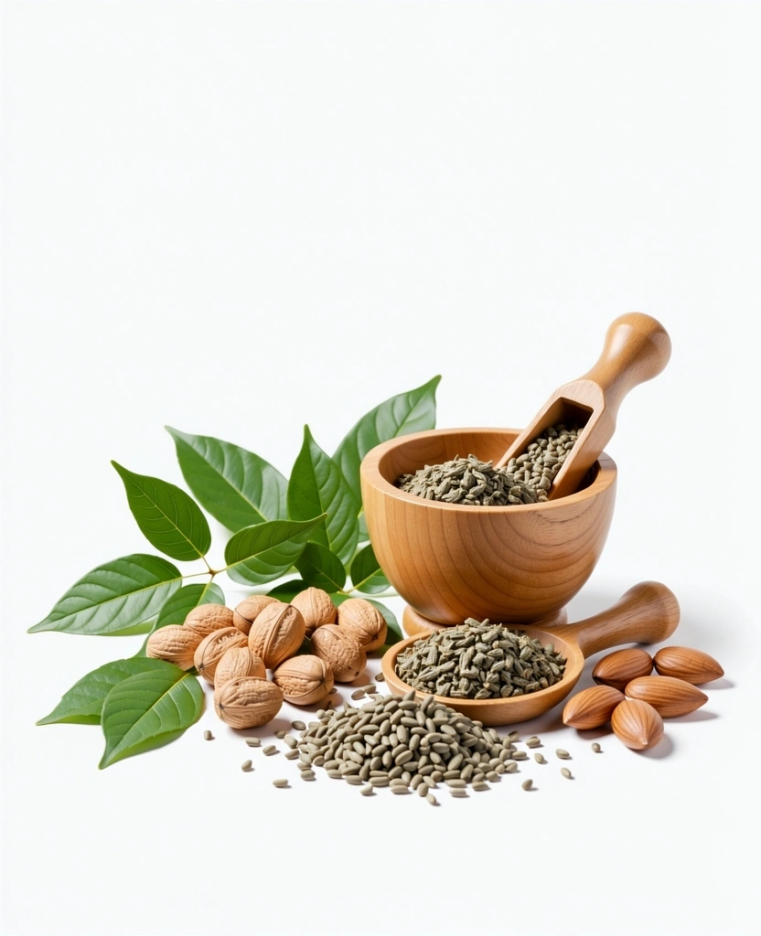 Natural ingredients for men's wellness